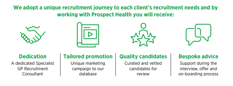 Our GP Clients Testimonials - Prospect Health Professional Recruitment