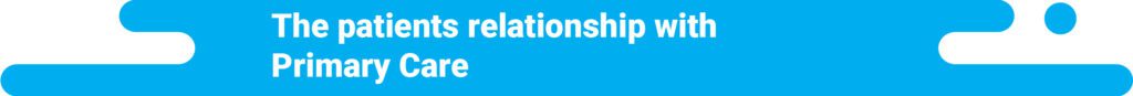 future of primary care-patient relationship